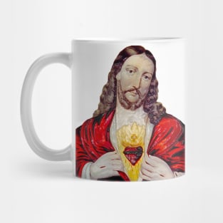 Christians with Jesus Christ in their heart salvation and eternal life Mug